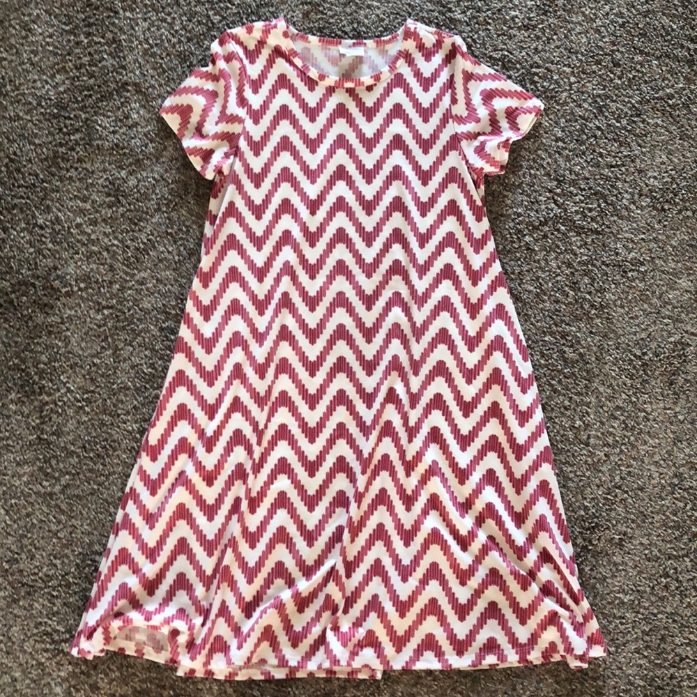 LuLaRoe Jessie Short Sleeve Dress Small